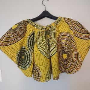 African poncho cape top